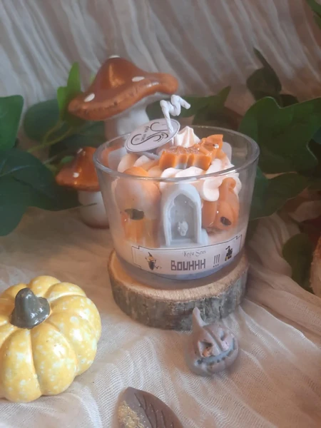 Bougie « BOUHHH » — Édition Halloween