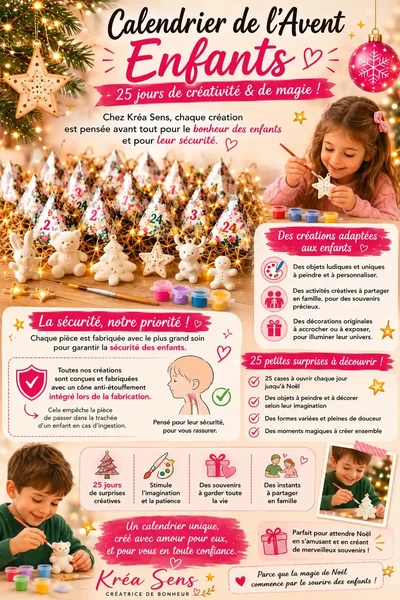 Calendrier de l’Avent Enfants — 25 jours de créativité & de magie !
